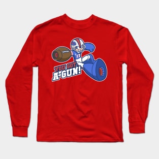 Buffalo Bills Josh Allen Mega Man Long Sleeve T-Shirt